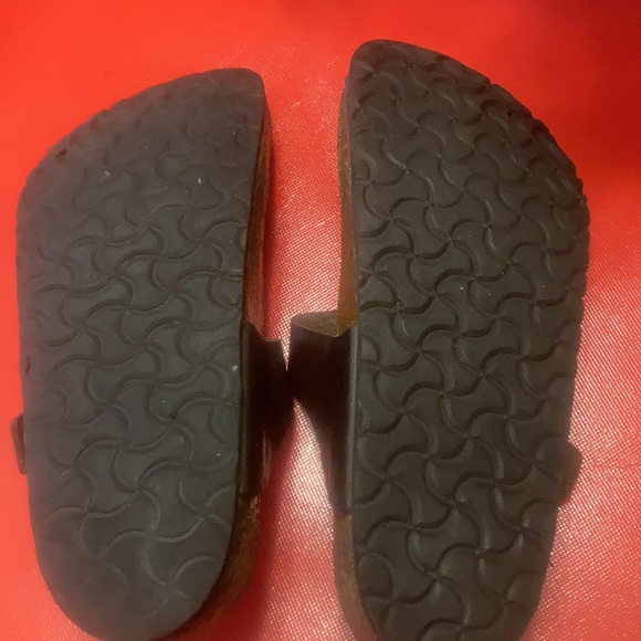 Birkenstock Gizeh birko-flor golden brown sandals. - Picture 5 of 12